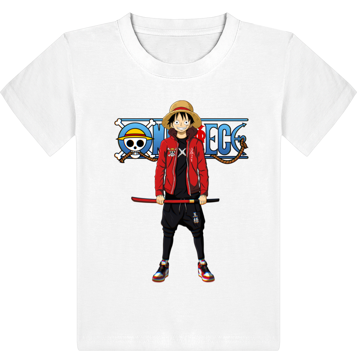 T Shirt One Piece Enfant Luffy*