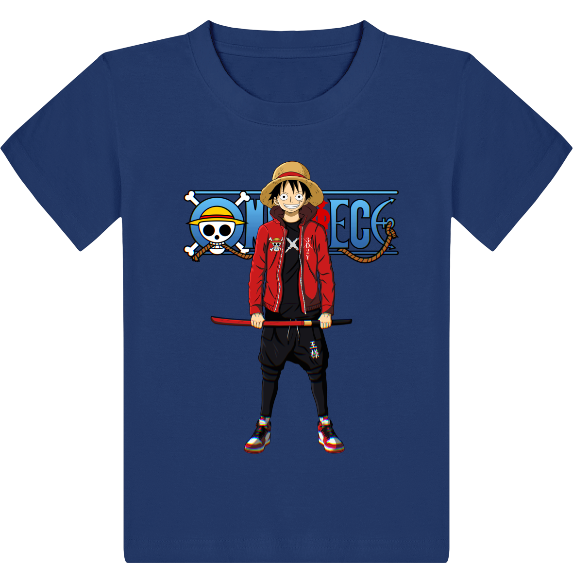 T Shirt One Piece Enfant Luffy*