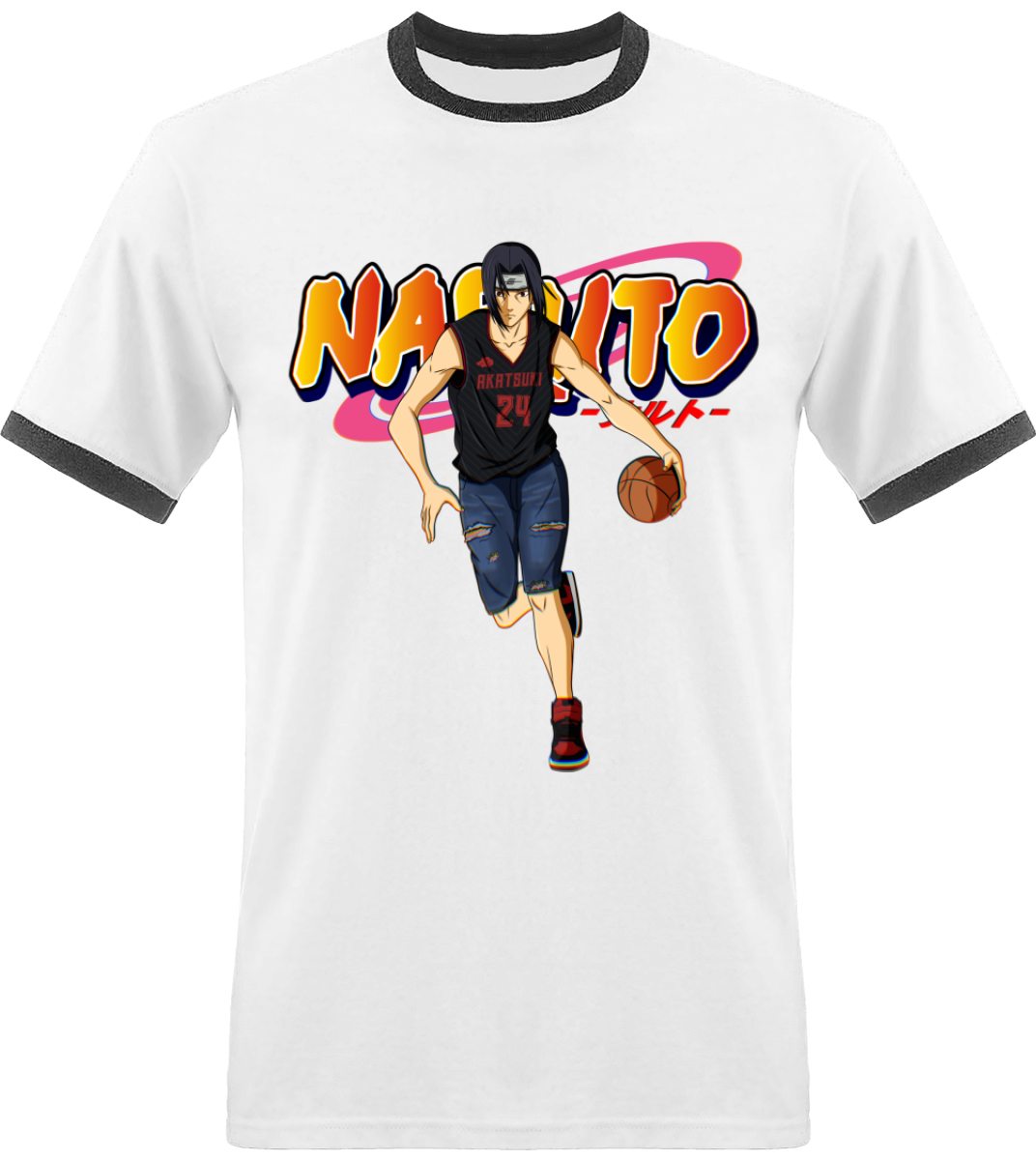 T-shirt Naruto Itachi avec Bordure