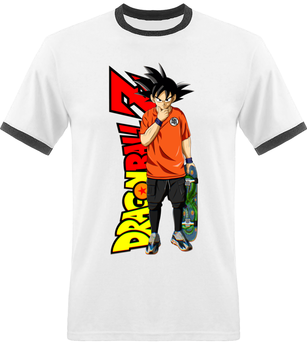 T-shirt Dragon Ball Sangoku avec Bordure