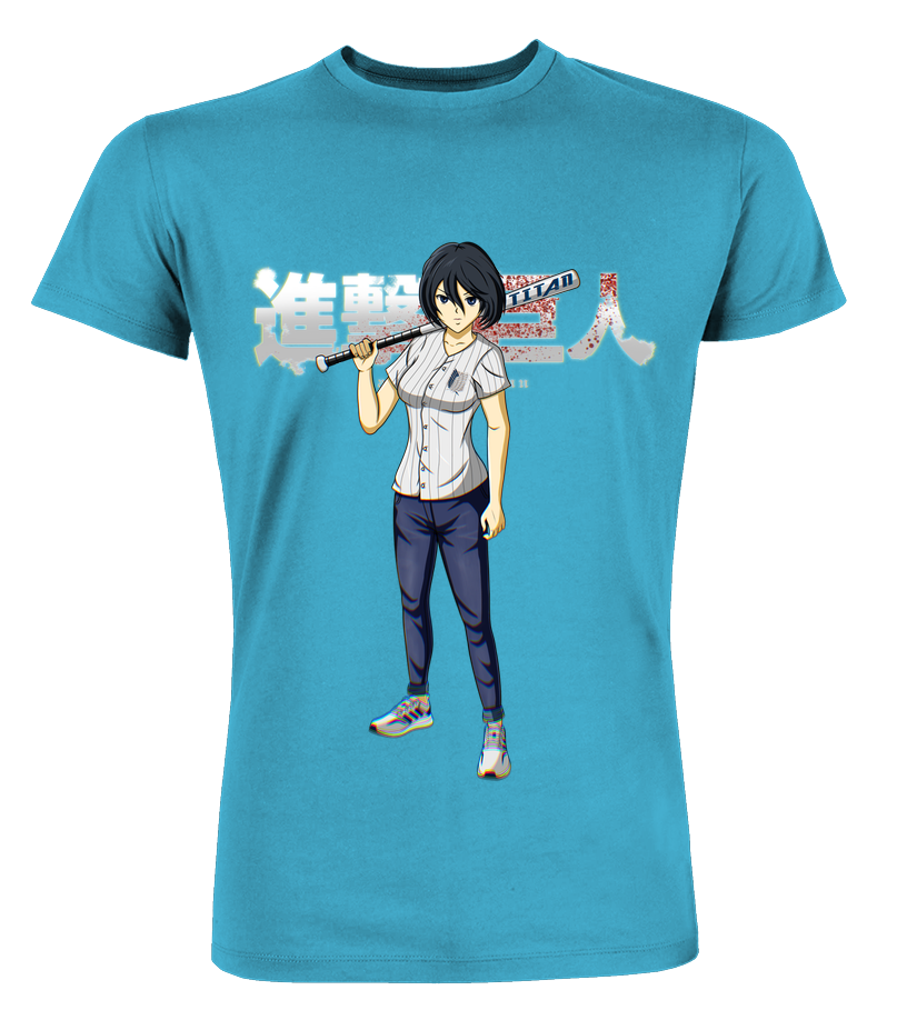 T Shirt Attaque Des Titans  Bio Mikasa