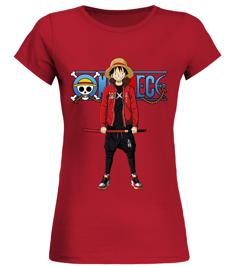 T Shirt One Piece Bio Femme Luffy