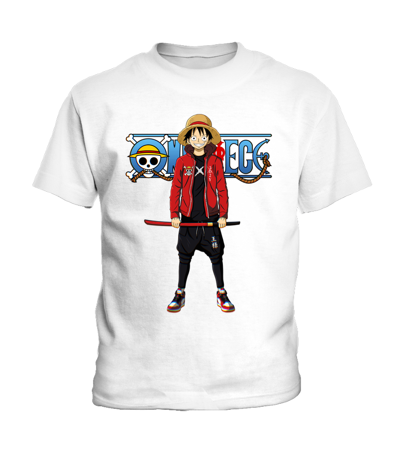 T Shirt One Piece Enfant Luffy