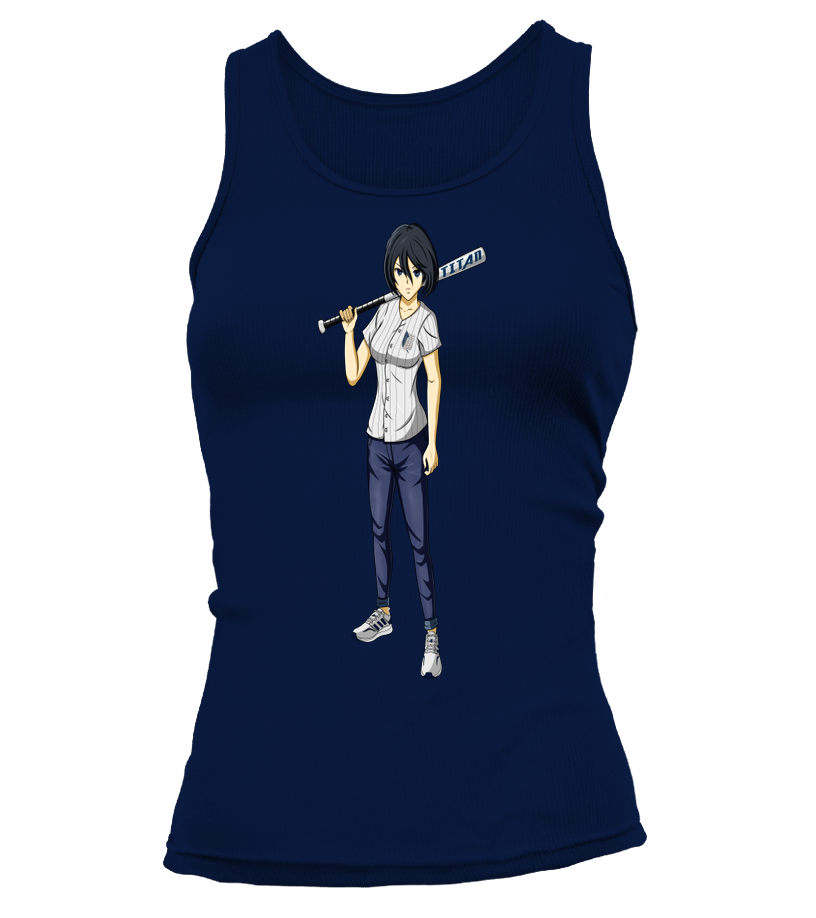 Débardeur Attaque Des Titans Femme Mikasa Baseball