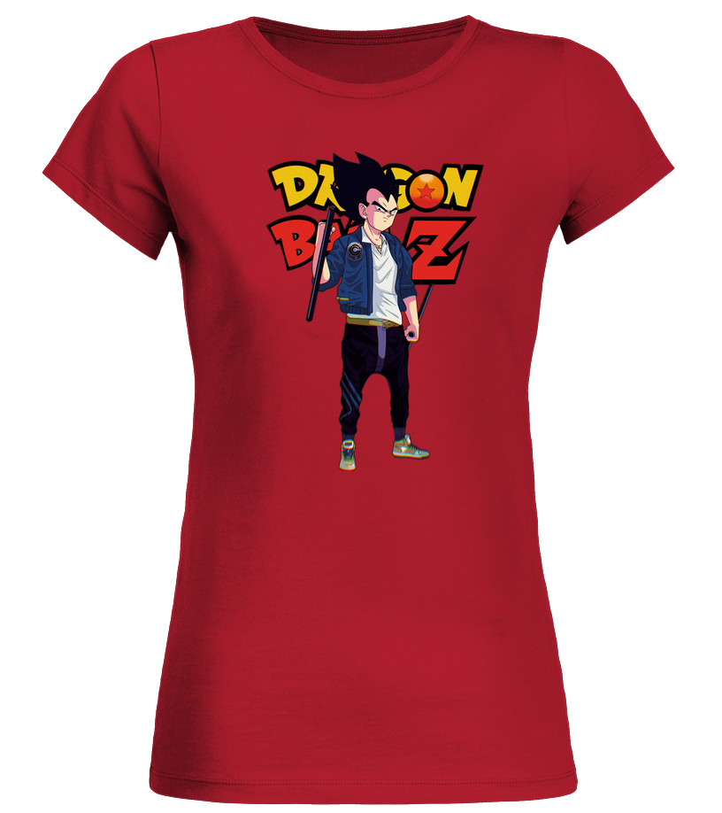 T Shirt Dragon Ball Femme Bio Vegeta