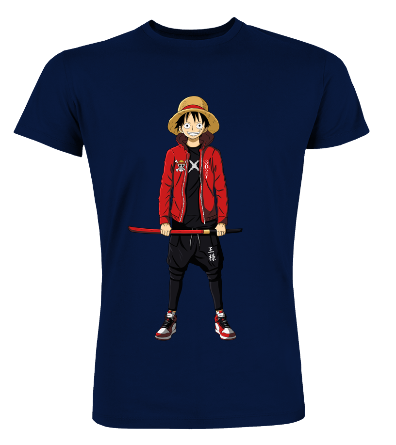 T-Shirt One Piece Haute Gamme Luffy Street Samouraï